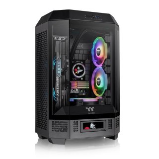Obudowa - The Tower 300 Tempered Glass x 3, CT140 Fan x 2 Czarna Thermaltake