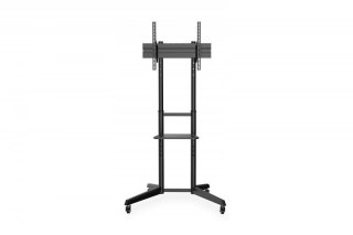 Stojak mobilny pojedynczy z półką 1xLCD max. 70" max. 50kg, VESA max. 600x400 Digitus