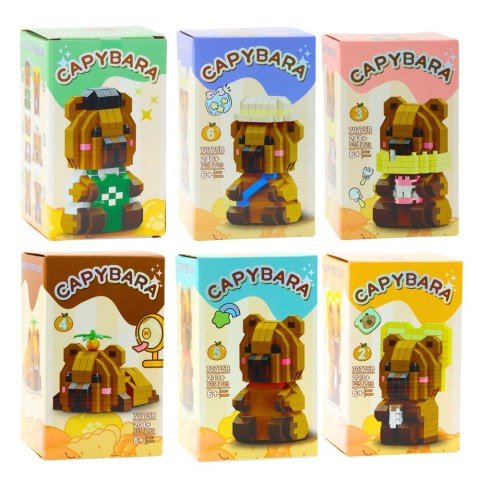 Klocki Konstrukcyjne Kapibara Figurka 3D 204 - 263 el. LEAN TOYS