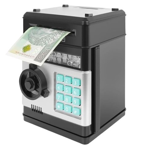 Sejf Skarbonka DIY Do Złożenia Skarbonka Elektroniczna PIN Dźwięki LEAN Toys