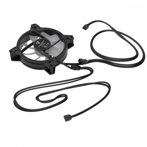 Wentylator ARGB 120x120x25 czarny MODECOM