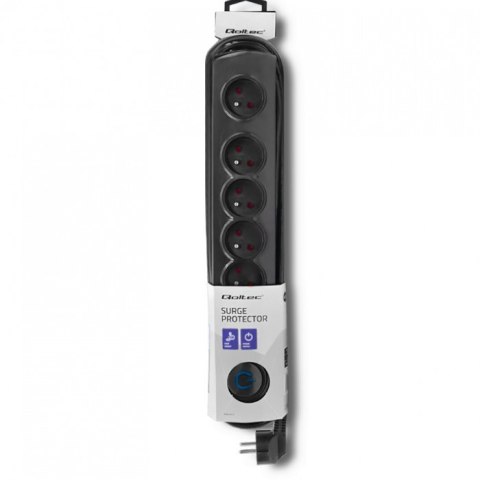 Listwa antyprzepięciowa | 6 gniazd | 5m Qoltec