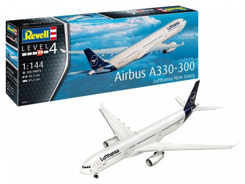 Model plastikowy Samolot Airbus A330-300 Lufthansa 1/144 Revell