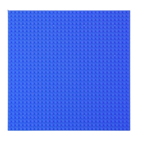 Płyta Plansza Konstrukcyjna Do Klocków Budowania Granatowa 40x40cm LEAN TOYS