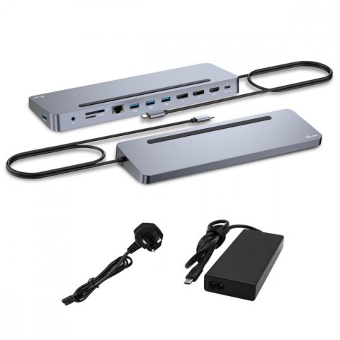 Stacja dokująca USB-C Metal Ergonomic 4K 3x Display Docking Station PD 100W I-tec