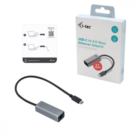 USB-C Metal 2.5Gb ps Ethernet Adapter I-tec