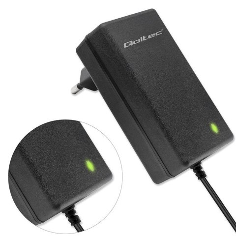 Automatyczna ładowarka do akumulatora AGM GEL STD 6V 12V | 1.5A |Prostownik z sygnalizatorem LED Qoltec