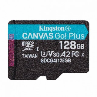 Karta pamięci microSD 128GB Canvas Go! Plus 200MB/s A2 U3 V30 Kingston