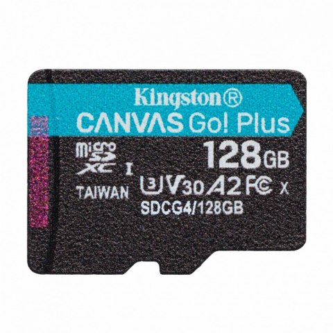 Karta pamięci microSD 128GB Canvas Go! Plus 200MB/s A2 U3 V30 Kingston