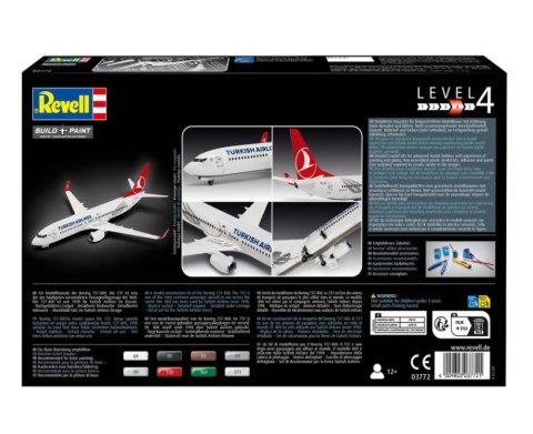 Model plastikowy Samolot Boeing 737-800 Turkish Air 1/144 Revell