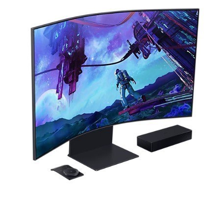 Monitor 55 cali Odyssey ARK G9 G97NC VA 3840x2160 UHD 16:9 3xHDMI 1xDP 2xUSB 2.0 LAN 1ms 165Hz HAS Pivot głośniki SMART zakrzywi Samsung