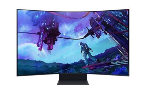 Monitor 55 cali Odyssey ARK G9 G97NC VA 3840x2160 UHD 16:9 3xHDMI 1xDP 2xUSB 2.0 LAN 1ms 165Hz HAS Pivot głośniki SMART zakrzywi Samsung