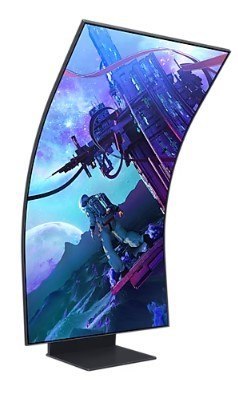 Monitor 55 cali Odyssey ARK G9 G97NC VA 3840x2160 UHD 16:9 3xHDMI 1xDP 2xUSB 2.0 LAN 1ms 165Hz HAS Pivot głośniki SMART zakrzywi Samsung