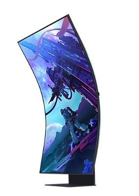 Monitor 55 cali Odyssey ARK G9 G97NC VA 3840x2160 UHD 16:9 3xHDMI 1xDP 2xUSB 2.0 LAN 1ms 165Hz HAS Pivot głośniki SMART zakrzywi Samsung