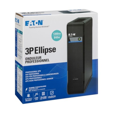 Zasilacz awaryjny 3P Ellipse 1300 USB DIN Eaton
