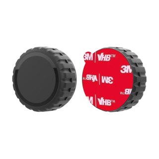 Etui na lokalizator Apple AirTag zakręcane wodoodporne samoprzylepne - czarne HURTEL