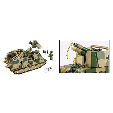 Klocki SD.KFZ.138/1 Grille 720 elementów Cobi Klocki