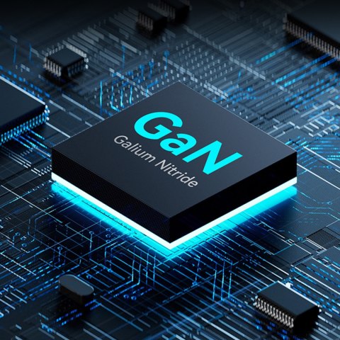 Ładowarka sieciowa GaN 65W 100-240V USB-A 2x USB-C biała WOZINSKY