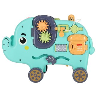 Słonik tablica manipulacyjna montessori wbijak sorter klocki młotek 26cm Kik Sp. z o. o. Sp. k.