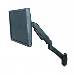 Uchwyt ścienny na sprężynie gazowej do 1 monitora LED/LCD 13-27 cali L-12GW ART