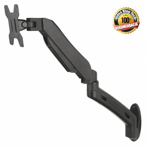 Uchwyt ścienny na sprężynie gazowej do 1 monitora LED/LCD 13-27 cali L-12GW ART