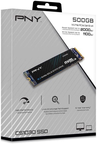 Dysk SSD CS1030 500GB M.2 2280 PNY