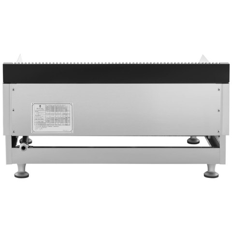 Grill podwójny gładki gazowy na gaz LPG / Propan-Butan 2 x 3000 W 30 mbar Royal Catering