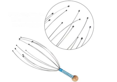 MASAŻER AJURWEDYJSKI DO MASAŻU SKÓRY GŁOWY RELAKS LEAN