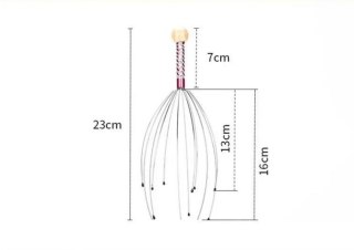 MASAŻER AJURWEDYJSKI DO MASAŻU SKÓRY GŁOWY RELAKS LEAN