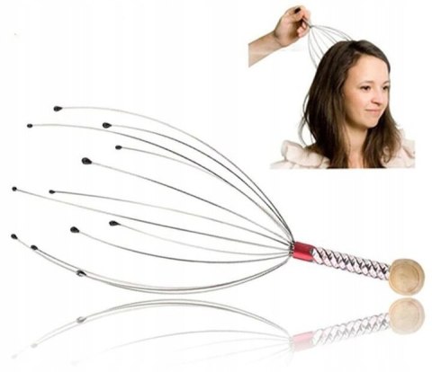 MASAŻER AJURWEDYJSKI DO MASAŻU SKÓRY GŁOWY RELAKS LEAN