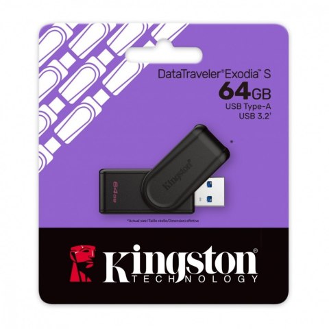 Pendrive Data Traveler Exodia S 64GB USB3.2 Gen1 Kingston