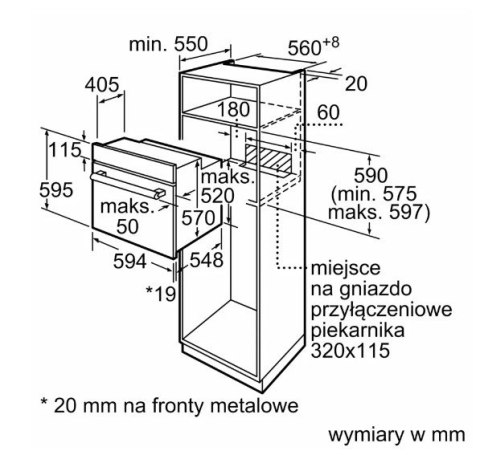 Piekarnik Serie 2 HBF114ES0 Bosch