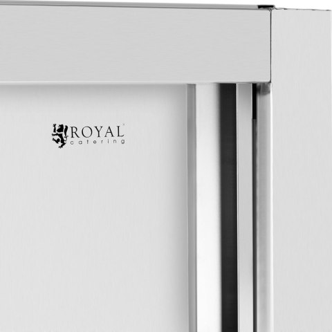 Szafa gastronomiczna magazynowa ze stali nierdzewnej drzwi suwane 120 kg 80 x 50 x 180 cm Royal Catering