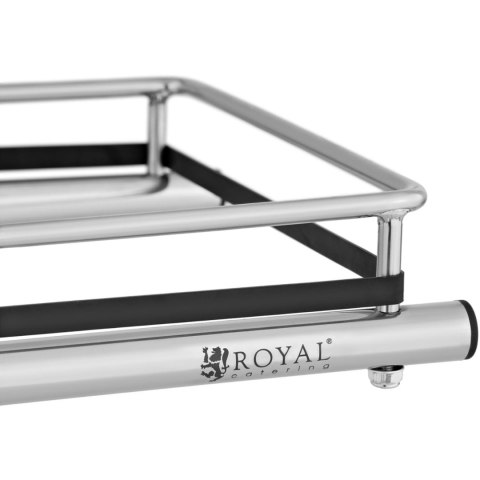 Wózek stojak na worki na śmieci odpady ze stali nierdzewnej Royal Catering