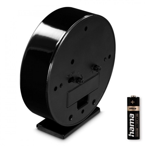 Budzik Skye 11,3 cm Czarny Hama