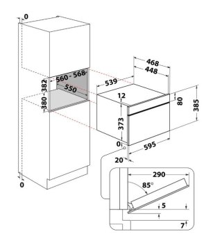 Kuchnia mikrofalowa WMD44MB Whirlpool