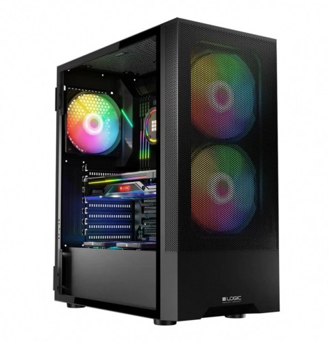 Obudowa komputerowa Arya ARGB USB 3.0 Midi Tower Czarny Logic Concept