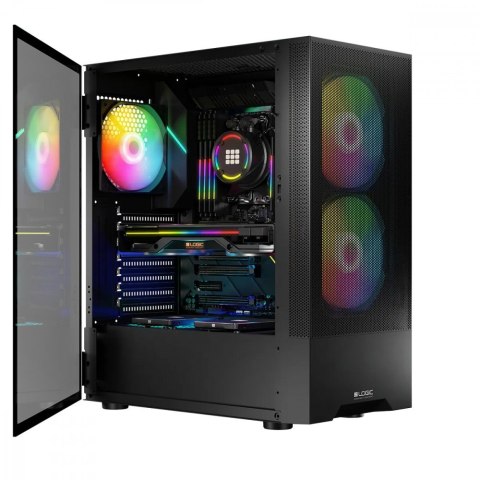 Obudowa komputerowa Arya ARGB USB 3.0 Midi Tower Czarny Logic Concept