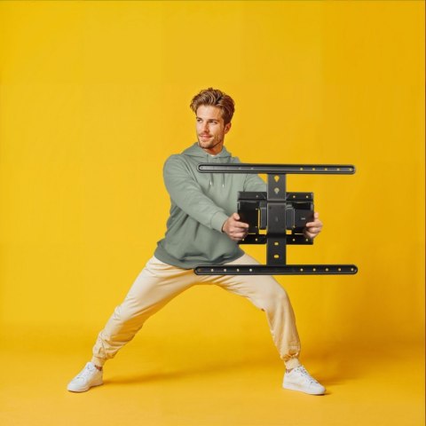 Uchwyt LCD/LED 600x400 fullmotion 90' Hama