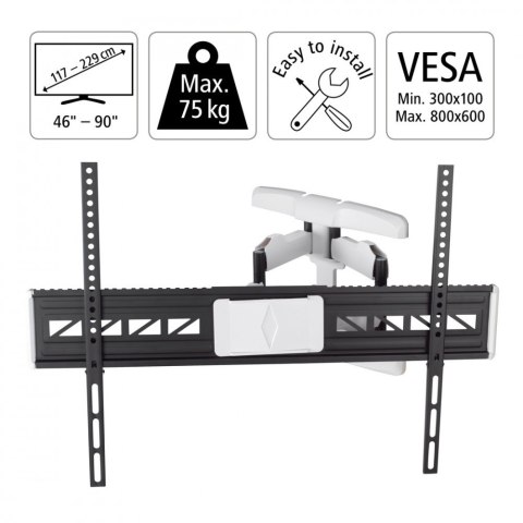 Uchwyt LCD/LED 800X600 fullmotion 90 cali Hama