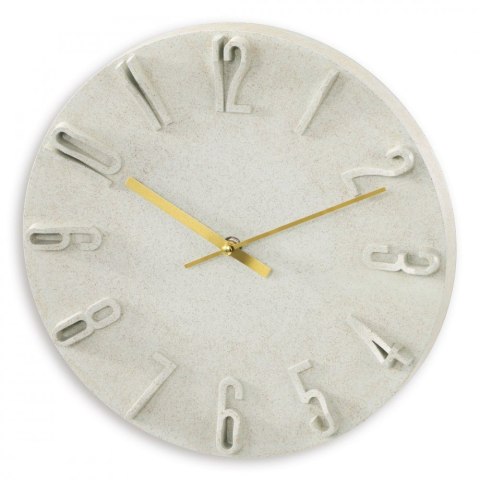 Zegar ścienny 30cm Corfu Beżowy Hama