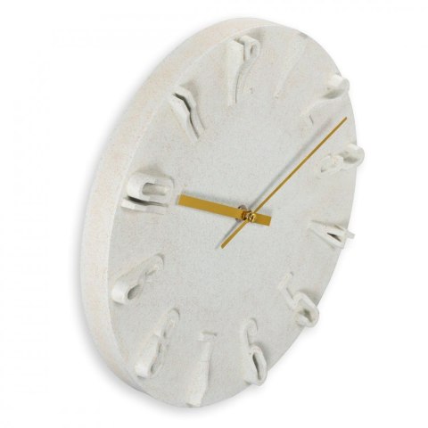 Zegar ścienny 30cm Corfu Beżowy Hama