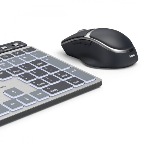 Zestaw klawiatura i mysz WKM-750 Czarny Hama