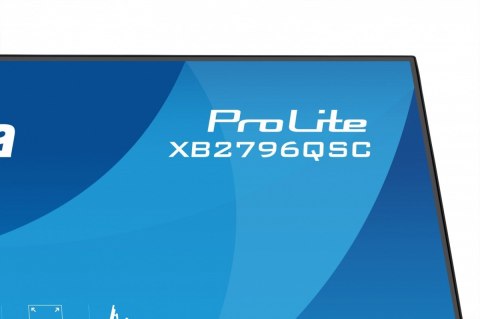 Monitor ProLite 27 cali XB2796QSC-B1 IPS,QHD,HDMI,USB-C (PD 65W),75Hz, 350cd, 1xUSB 3.2 , 1xUSB-C, 2x2W, HAS 150/PIVOT/obrót sto IIYAMA