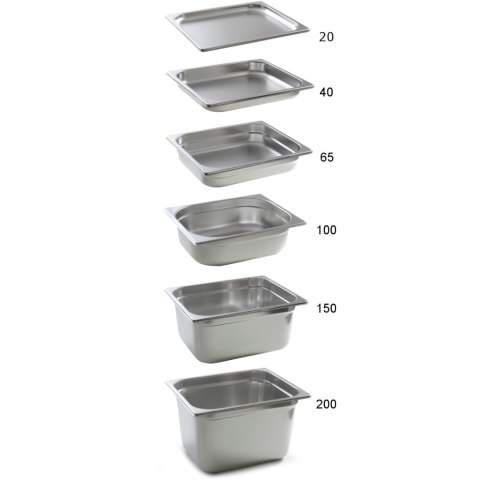 Pojemnik GN 2/1 stal nierdzewna Profi Line wys. 200 mm - Hendi 801109 Hendi