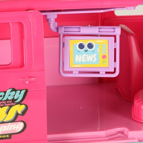 Samochód dla lalek kempingowy kamper akcesoria lalka basen Kik Sp. z o. o. Sp. k.