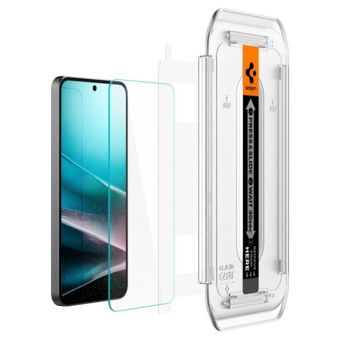 Szkło hartowane z ramką montażową na Samsung Galaxy A36 5G przezroczyste - 2 szt. SPIGEN