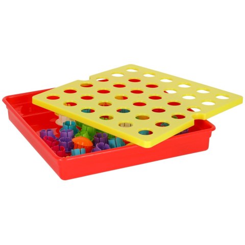 Układanka edukacyjna Guzikowa Mozaika trening ręki 57el. Kik Sp. z o. o. Sp. k.