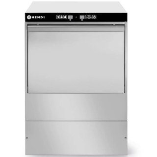 Zmywarka barowa do szkła szklanek + dozownik + pompa kosz 40x40cm 230V 3 PROGRAMY Hendi