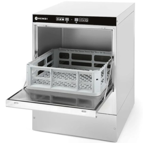 Zmywarka barowa do szkła szklanek + dozownik + pompa kosz 40x40cm 230V 3 PROGRAMY Hendi